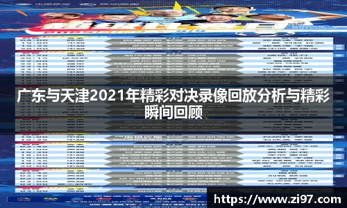 广东与天津2021年精彩对决录像回放分析与精彩瞬间回顾
