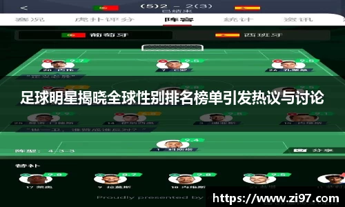足球明星揭晓全球性别排名榜单引发热议与讨论